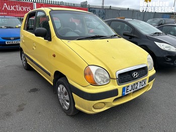 Location: Belvedere - 2002 HYUNDAI AMICA SI AUTO 5 Door Hatchback REG: EJ02TCK, Keys: No, MOT Expiry date: 10/12/2025, 999 Petrol, 4 Speed Auto Petrol, Former Keepers: 3