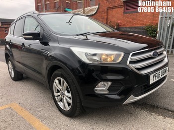 Location: Nottingham - 2018 FORD KUGA ZETEC TDCI 5 Door Hatchback REG: YF18UBM, 1499cc Diesel, 6 Speed Manual Diesel, Former Keepers: 1, Keys: Yes, MOT Expiry date: 23/05/2026