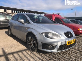 Location: Edinburgh - 2010 SEAT LEON FR CR TDI 5 Door Hatchback REG: KY60WEJ, Keys: No, MOT Expiry date: 16/07/2026, 1968 Diesel, 6 Speed Manual Diesel, Former Keepers: 8