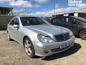 Location: Edinburgh - 2007 MERCEDES C220 CDI AVANTGDE SE A 4 Door Saloon REG: SC56JXA, Keys: No, MOT Expiry date: 13/03/2026, 2149 Diesel, 5 Speed Auto Diesel, Former Keepers: 5