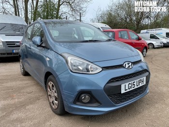 Location: Mitcham - 2015 HYUNDAI I10 SE AUTO 5 Door Hatchback REG: LG15UPH, Keys: No, MOT Expiry date: 05/01/2026, 1248 Petrol, 4 Speed Auto Petrol, Former Keepers: 3