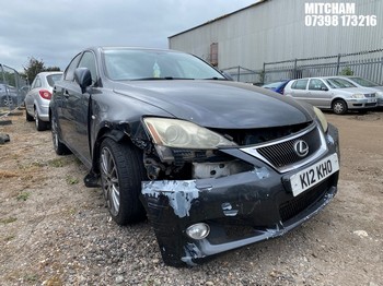 Location: Mitcham - 2008 LEXUS IS 250 SE-L AUTO 4 Door Saloon REG: K12KHO, Keys: No, MOT Expiry date: 08/06/2025, 2499 Petrol, 6 Speed Auto Petrol, Former Keepers: 6