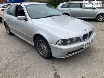 Location: Nottingham - 2001 BMW 520I SE 4 Door Saloon REG: Y386WKM, Keys: No, MOT Expiry date: 28/07/2026, 2171 Petrol, 5 Speed Manual Petrol, Former Keepers: 8