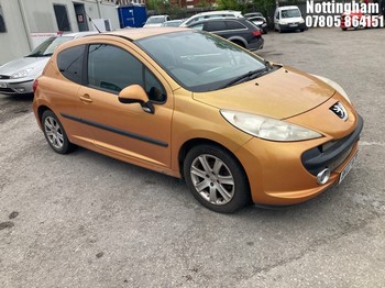 Location: Nottingham - 2007 PEUGEOT 207 SPORT HDI 90 3 Door Hatchback REG: BK07WZW, Keys: No, MOT Expiry date: 12/08/2025, 1560 Diesel, 5 Speed Manual Diesel, Former Keepers: 5