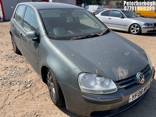 Location: Peterborough - 2006 VOLKSWAGEN GOLF SE AUTO 5 Door Hatchback REG: YF06WEA, Keys: No, MOT Expiry date: 04/11/2026, 1598 Petrol, 6 Speed Auto Petrol, Former Keepers: 11