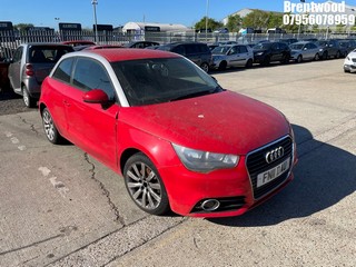 Location: Brentwood - 2011 AUDI A1 SPORT TFSI 3 Door Hatchback REG: FN11DAU, Keys: No, MOT Expiry date: 22/06/2026, 1390 Petrol, 6 Speed Manual Petrol, Former Keepers: 9