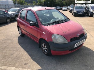 Location: Brentwood - 2001 TOYOTA YARIS GS 5 Door Hatchback REG: Y216HAN, Keys: No, MOT Expiry date: 11/02/2026, 998 Petrol, 5 Speed Manual Petrol, Former Keepers: 14
