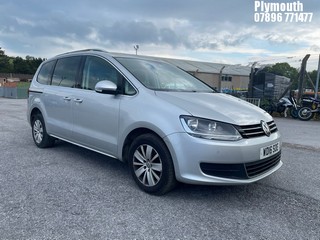 Location: Plymouth - 2016 VOLKSWAGEN SHARAN SE NAV BMOT TECH T MPV REG: wd16soe, 1968cc Diesel, 6 Speed Semi Auto Diesel, Former Keepers:, Keys: Yes, MOT Expiry date: 12/07/2026
