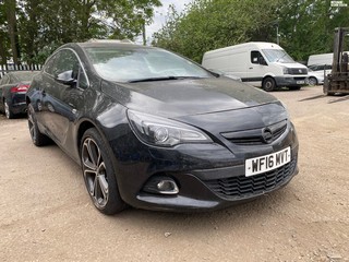 Location: Mitcham - 2016 VAUXHALL ASTRA GTC LIMITED ED TURB 3 Door Hatchback REG: WF16MVT, Keys: No, MOT Expiry date: 07/04/2027, 1364 Petrol, 6 Speed Auto Petrol, Former Keepers: 3