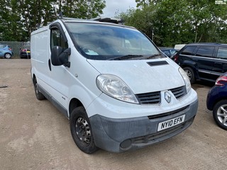 Location: Mitcham - 2010 RENAULT TRAFIC SL29 DCI 115 Panel Van REG: NY10EFN, Keys: No, MOT Expiry date: 19/11/2026, 1996 Diesel, 6 Speed Manual Diesel, Former Keepers: 7