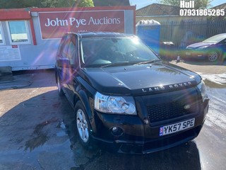Location: Hull - 2007 LAND ROVER FREELANDER GS TD4 Estate REG: YK57SPE, Keys: No, MOT Expiry date: 18/09/2025, 2179 Diesel, 6 Speed Manual Diesel, Former Keepers: 8