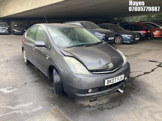 Location: HAYES / HEATHROW - 2007 TOYOTA PRIUS T SPIRIT VV-I AUTO 5 Door Hatchback REG: BK07YJA, 1497cc Hybrid, Variable 1 Speed Auto Petrol/E, Former Keepers: 6, Keys: No, MOT: Expiry date01/04/2026