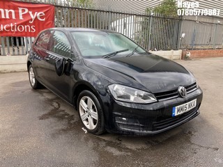 Location: Hayes - 2015 VOLKSWAGEN GOLF MATCH TDI BMT 5 Door Hatchback REG: MM15NKA, Keys: No, MOT Expiry date: 27/04/2026, 1598 Diesel, 5 Speed Manual Diesel, Former Keepers: 3