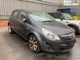 Location: Hayes - 2012 VAUXHALL CORSA ACTIVE 5 Door Hatchback REG: SV62VKF, Keys: No, MOT Expiry date: 25/02/2026, 1229 Petrol, 5 Speed Manual Petrol, Former Keepers: 5