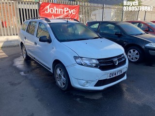 Location: Hayes - 2014 DACIA LOGAN MCV AMBIANCE TCE Estate REG: OV14FTK, Keys: No, MOT Expiry date: 04/04/2026, 898 Petrol, 5 Speed Manual Petrol, Former Keepers: 5