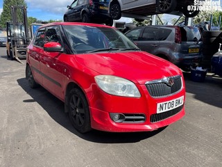 Location: Stapleford - 2008 SKODA FABIA SPORT TDI 105 5 Door Hatchback REG: NT08BWJ, Keys: Yes, MOT Expiry date: 06/11/2026, 1896 Diesel, 5 Speed Manual Diesel, Former Keepers: 8