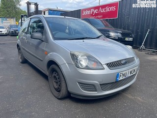 Location: Stapleford - 2007 FORD FIESTA STYLE CLIMATE 3 Door Hatchback REG: FH07WDK, Keys: Yes, MOT Expiry date: 10/08/2026, 1242 Petrol, 5 Speed Manual Petrol, Former Keepers: 4