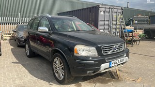 Location: Erith - 2013 VOLVO XC90 EXECUTIVE D5 AWD AUTO 5 Door SUV REG: HV63AUH, Keys: Yes, MOT Expiry date: 12/08/2025, 2400 CC Diesel, 6 Speed Automatic Diesel, Former Keepers: 1
