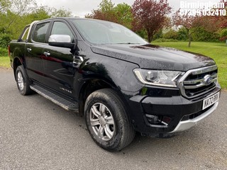 Location: Birmingham - 2022 FORD RANGER LIMITED ECOBLUE 4X Pick-up REG: NA72RNV, 1996 Diesel, 1 Speed Auto Diesel, Former Keepers: 2, Keys: Yes, MOT Expiry date: 30/10/2026