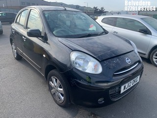 Location: BELVEDERE - 2012 NISSAN MICRA KURO 5 Door Hatchback REG: WJ12OKG, 1198cc Petrol, 5 Speed Manual Petrol, Former Keepers: 6, Keys: No, MOT: Expiry date26.11.2026