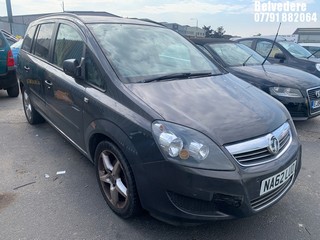 Location: BELVEDERE - 2012 VAUXHALL ZAFIRA EXCLUSIV MPV REG: NA62LUO, 1796cc Petrol, 5 Speed Manual Petrol, Former Keepers: 5, Keys: No, MOT: Expiry date22.08.2026