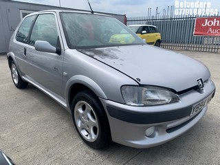 Location: Belvedere - 2001 PEUGEOT 106XR QUIKSILVER 3 Door Hatchback REG: Y994TBJ, 1360cc Petrol, 5 Speed Manual Petrol, Former Keepers: 2, Keys: Yes, MOT Expiry date: 04.05.2007