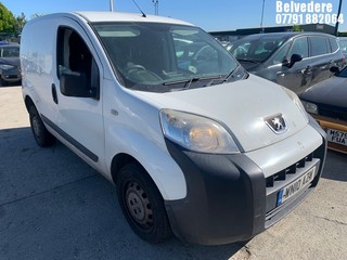 Location: Belvedere - 2010 PEUGEOT BIPPER S HDI Panel Van REG: WN10AZW, 1399cc Diesel, 5 Speed Manual Diesel, Former Keepers: 2, Keys: Yes, MOT Expiry date: 25.06.2026