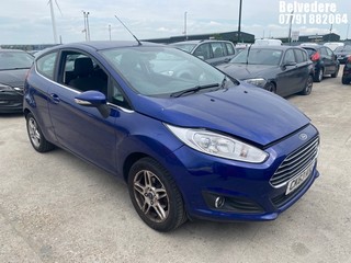 Location: Belvedere - 2013 FORD FIESTA ZETEC 3 Door Hatchback REG: CK63KHG, 1242cc Petrol, 5 Speed Manual Petrol, Former Keepers: 4, Keys: Yes, MOT Expiry date: 18/07/2026