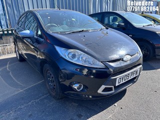 Location: Belvedere - 2009 FORD FIESTA ZETEC AUTO 5 Door Hatchback REG: OY09PFN, Keys: No, MOT Expiry date: 30/03/2027, 1388 Petrol, 4 Speed Auto Petrol, Former Keepers: 7