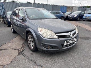 Location: Belvedere - 2007 VAUXHALL ASTRA DESIGN Estate REG: TN07MGJ, Keys: No, MOT Expiry date: 19/09/2025, 1598 Petrol, 5 Speed Manual Petrol, Former Keepers: 4