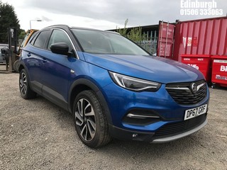 Location: Edinburgh - 2018 VAUXHALL GRANDLAND X ELITE NAV TUR 5 Door Hatchback REG: DP67GRF, Keys: No, MOT Expiry date: 17/01/2025, 1199 Petrol, 6 Speed Manual Petrol, Former Keepers: 3