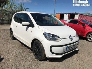 Location: Edinburgh - 2012 VOLKSWAGEN MOVE UP 3 Door Hatchback REG: SK12XWU, Keys: No, MOT Expiry date: 10/12/2025, 999 Petrol, 5 Speed Manual Petrol, Former Keepers: 3