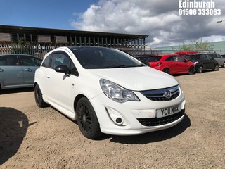 Location: Edinburgh - 2011 VAUXHALL CORSA LIMITED EDITION 3 Door Hatchback REG: YC11MXX, Keys: No, MOT Expiry date: 28/02/2026, 1229 Petrol, 5 Speed Manual Petrol, Former Keepers: 6