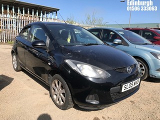 Location: Edinburgh - 2009 MAZDA 2 TS2 5 Door Hatchback REG: SL09WKB, Keys: No, MOT Expiry date: 16/10/2025, 1349 Petrol, 5 Speed Manual Petrol, Former Keepers: 7