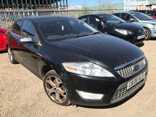 Location: Edinburgh - 2008 FORD MONDEO TITANIUM TDCI 140 5 Door Hatchback REG: CE08VLS, Keys: No, MOT Expiry date: 30/01/2026, 1997 Diesel, 6 Speed Manual Diesel, Former Keepers: 6