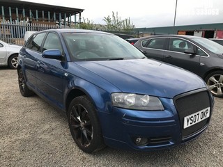 Location: Edinburgh - 2007 AUDI A3 SPORT FSI 5 Door Hatchback REG: YS07OKP, Keys: No, MOT Expiry date: 08/03/2025, 1595 Petrol, 6 Speed Manual Petrol, Former Keepers: 8