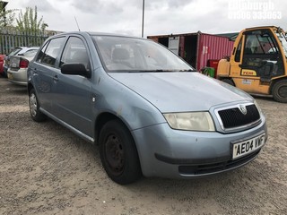 Location: Edinburgh - 2004 SKODA FABIA CLASSIC TDI 5 Door Hatchback REG: AE04VWF, Keys: No, MOT Expiry date: 09/03/2023, 1422 Diesel, 5 Speed Manual Diesel, Former Keepers: 3