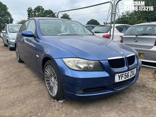 Location: Mitcham - 2007 BMW 318D SE 4 Door Saloon REG: YF56ZXL, Keys: No, MOT Expiry date: 01/03/2027, 1995 Diesel, 6 Speed Manual Diesel, Former Keepers: 10