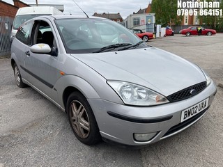 Location: Nottingham - 2002 FORD FOCUS ZETEC AUTO 3 Door Hatchback REG: BW02UXA, Keys: No, MOT Expiry date: 06/03/2026, 1596 Petrol, 4 Speed Auto Petrol, Former Keepers: 8