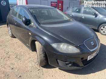 Location: Peterborough - 2012 SEAT LEON S COPA CR TDI ECOMOT 5 Door Hatchback REG: FP12HLR, Keys: No, MOT Expiry date: 18/01/2026, 1598 Diesel, 5 Speed Manual Diesel, Former Keepers: 3
