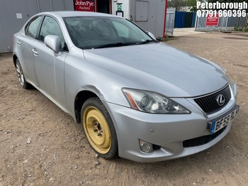 Location: Peterborough - 2009 LEXUS IS 220D SE-I 4 Door Saloon REG: BF59HLH, Keys: No, MOT Expiry date: 11/11/2025, 2231 Diesel, 6 Speed Manual Diesel, Former Keepers: 5