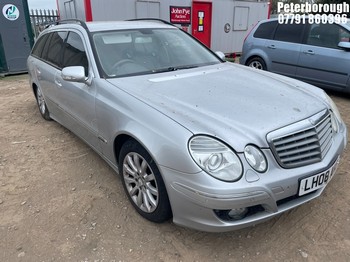 Location: Peterborough - 2008 MERCEDES E220 ELEGANCE CDI Estate REG: LH08AKO, Keys: No, MOT Expiry date: 19/03/2026, 2148 Diesel, 5 Speed Auto Diesel, Former Keepers: 6