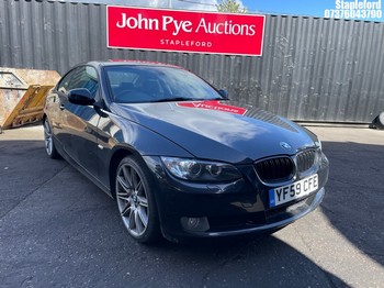 Location: Stapleford - 2010 BMW 320D SE HIGHLINE Coupe REG: YF59CFE, Keys: Yes, MOT Expiry date: 02/07/2026, 1995 Diesel, 6 Speed Manual Diesel, Former Keepers: 9