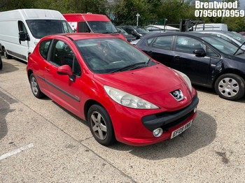 Location: Brentwood - 2009 PEUGEOT 207 VERVE 3 Door Hatchback REG: EF09VWS, Keys: No, MOT Expiry date: 10/10/2026, 1360 Petrol, 5 Speed Manual Petrol, Former Keepers: 8