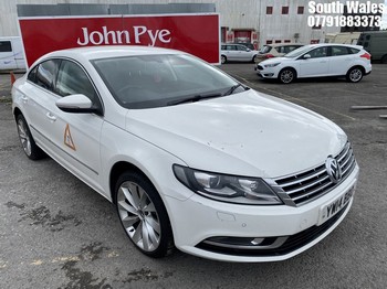 Location: South Wales - 2014 VOLKSWAGEN CC GT BLUEMOTION TECHNOLG Coupe REG: YW14BBO, 1968cc Diesel, 6 Speed Manual Diesel, Former Keepers: 2, Keys: No, MOT: Expiry date11/01/2027