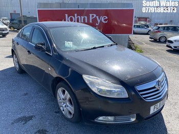 Location: South Wales - 2011 VAUXHALL INSIGNIA EXC CDTI EFLEX 5 Door Hatchback REG: FL11UBV, Keys: No, MOT Expiry date: 30/01/2026, 1956 Diesel, 6 Speed Manual Diesel, Former Keepers: 11
