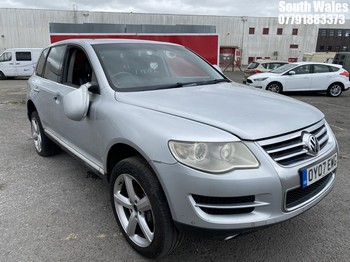 Location: South Wales - 2007 VOLKSWAGEN TOUAREG SE TDI V6 225 A Estate REG: OY07EWG, Keys: No, MOT Expiry date: 18/06/2025, 2967 Diesel, 6 Speed Auto Diesel, Former Keepers: 6