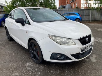 Location: Nottingham - 2011 SEAT IBIZA SPORT 3 Door Hatchback REG: ND60WYB, Keys: No, MOT Expiry date: 06/12/2025, 1390 Petrol, 5 Speed Manual Petrol, Former Keepers: 4