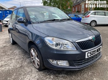 Location: Nottingham - 2011 SKODA FABIA ELEGANCE TDI CR 105 5 Door Hatchback REG: CS09MOR, Keys: No, MOT Expiry date: 07/01/2026, 1598 Diesel, 5 Speed Manual Diesel, Former Keepers: 4