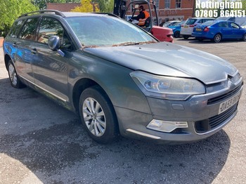 Location: Nottingham - 2009 CITROEN C5 VTR+ NAV HDI Estate REG: DA59BWX, Keys: No, MOT Expiry date: 14/10/2020, 1560 Diesel, 5 Speed Manual Diesel, Former Keepers: 4